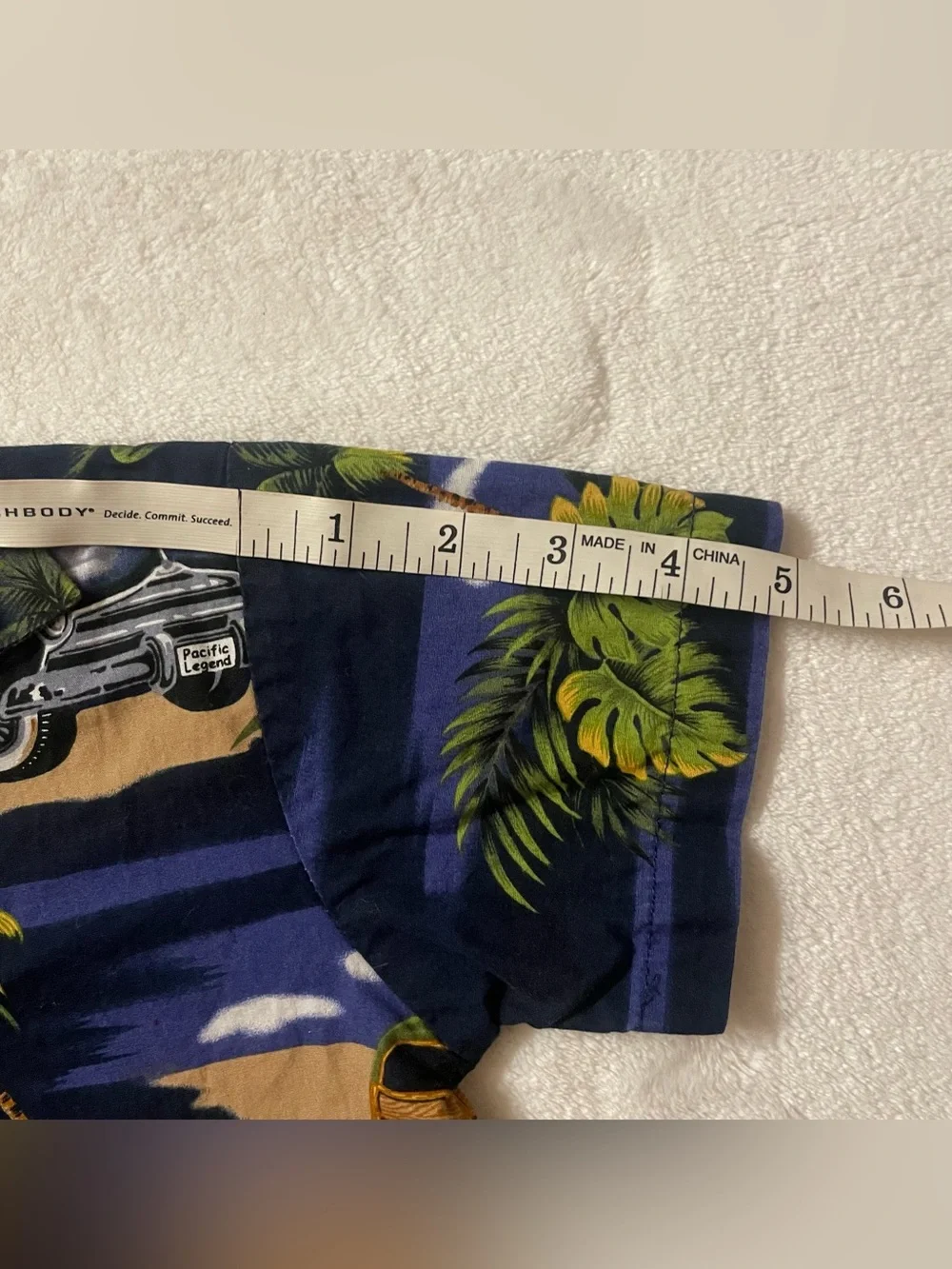 Pacific Legend Retro Palm Trees and Woody Wagons Button Down Shirt size 3T - Picture 10 of 11